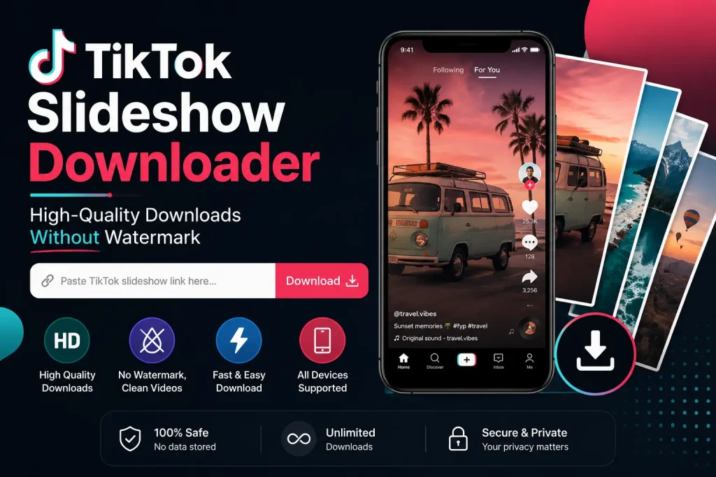 TikTok Slideshow Downloader – High-Quality Downloads Without watermark