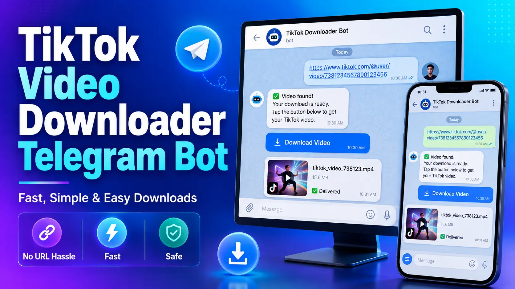 TikTok Video Downloader Telegram Bot